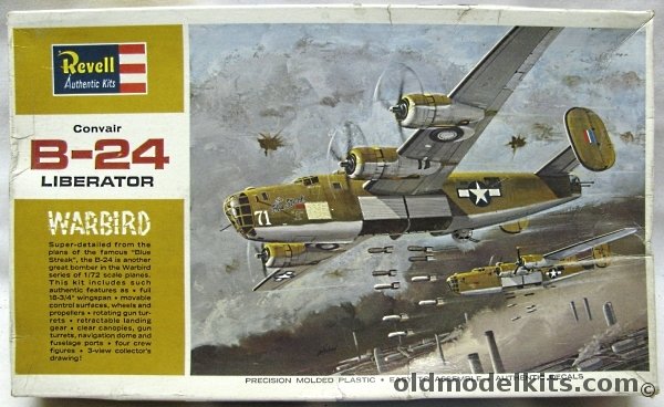 Revell 1/72 Convair B-24 Liberator WARBIRD, H203 plastic model kit